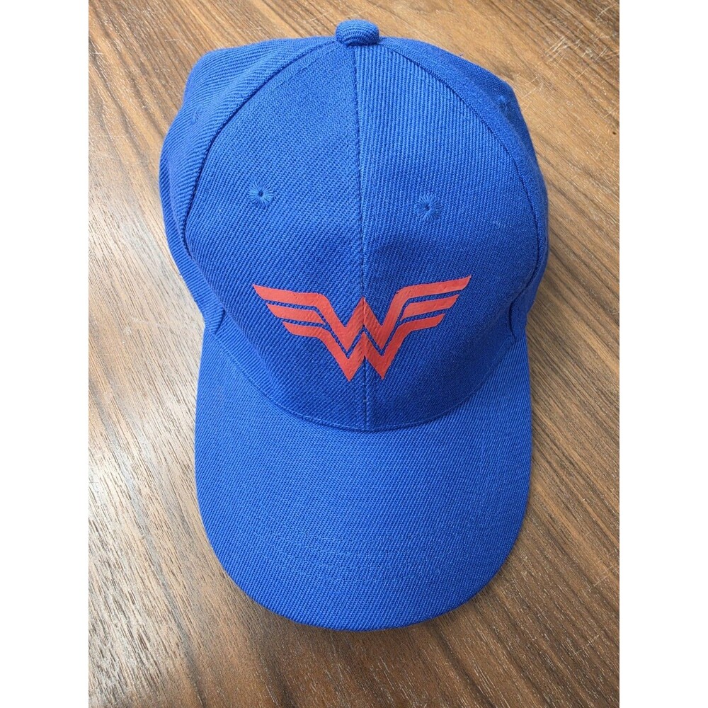 Womens Wonder Woman Baseball Cap Blue DC Comics